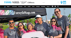 Desktop Screenshot of forsythfamilymagazine.com